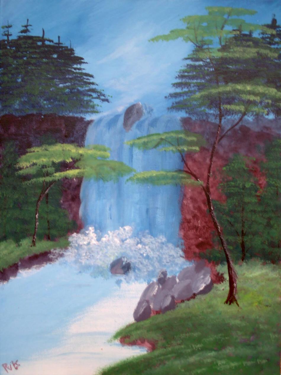 Der Wasserfall von Paul van Buren Der Wasserfall