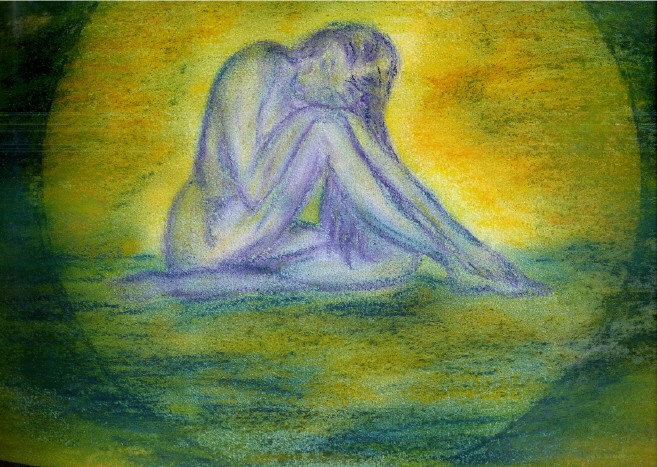 Frau im Licht von Petra Hayn-Knapp Frau im Licht