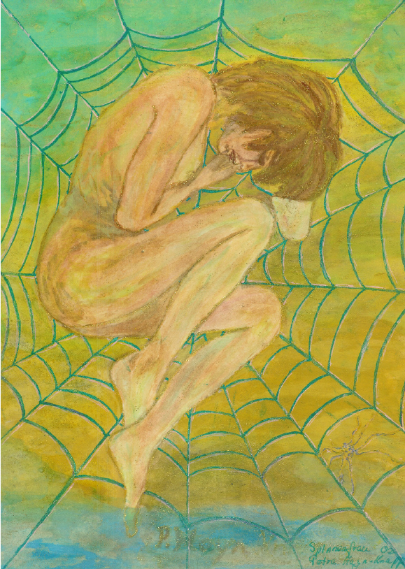 Spinnenfrau von Petra Hayn-Knapp Spinnenfrau