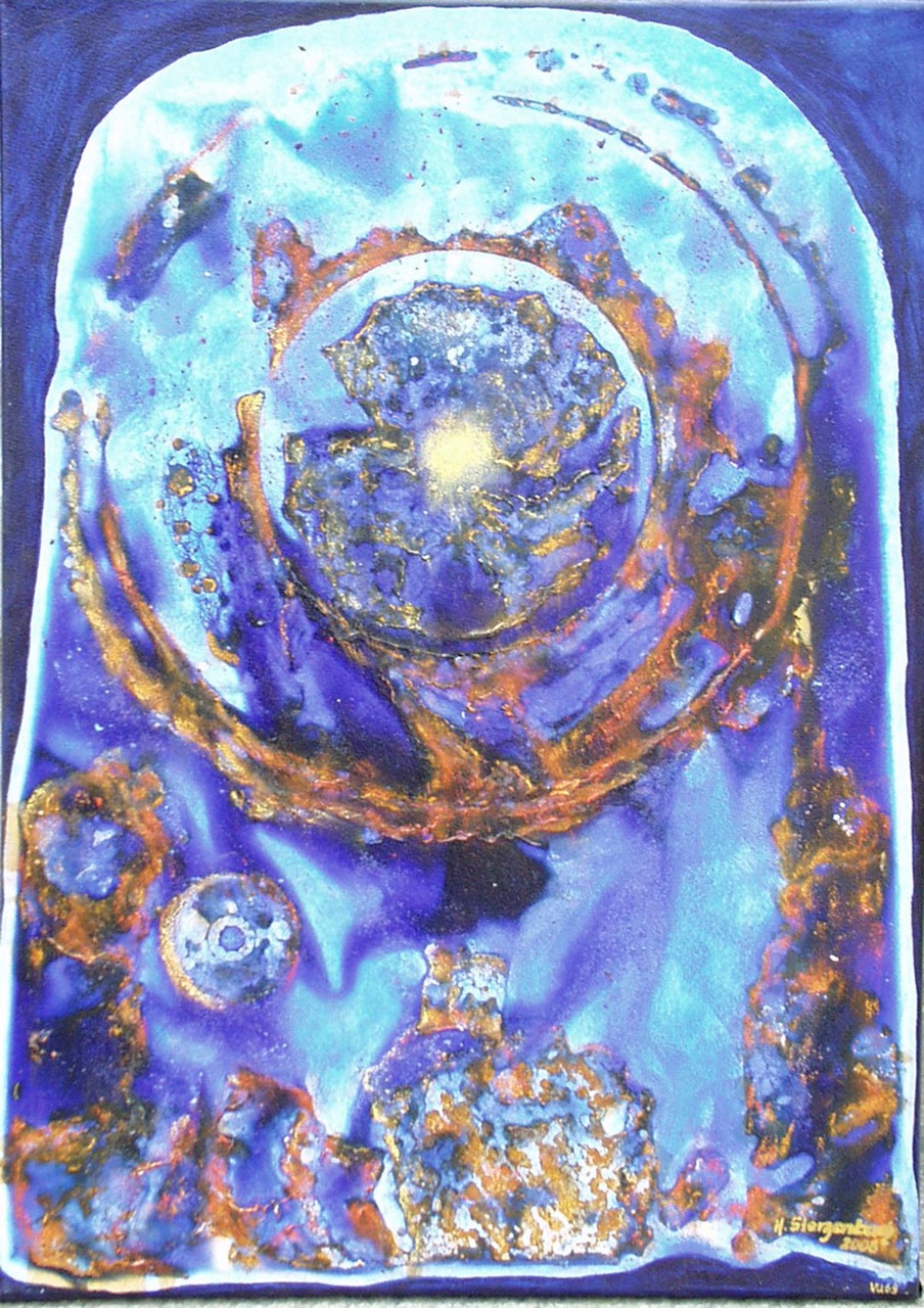 VU 69 Planet in blau von VU 69 Planet in blau