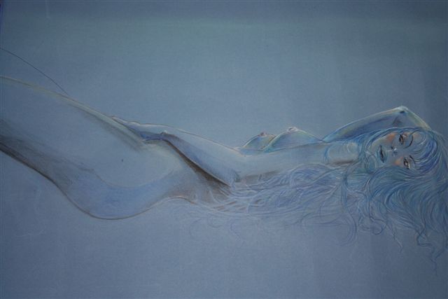 blue Lady von A-creativeArt blue Lady