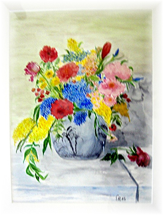 Blumen in Vase von ERottler Blumen in Vase