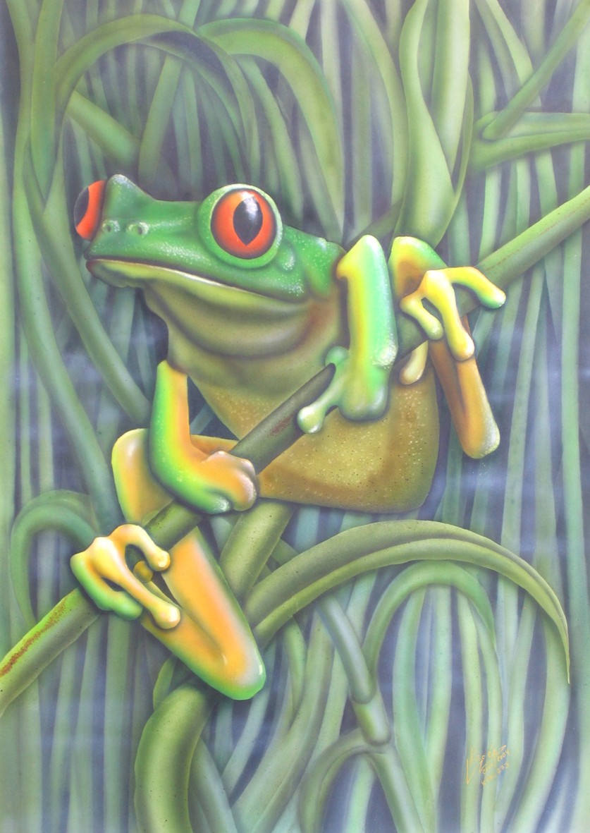 Tropenfrosch (2004) Airbrush-Mischtechnik KVN 273 von Kadée Tropenfrosch (2004) Airbrush-Mischtechnik KVN 273