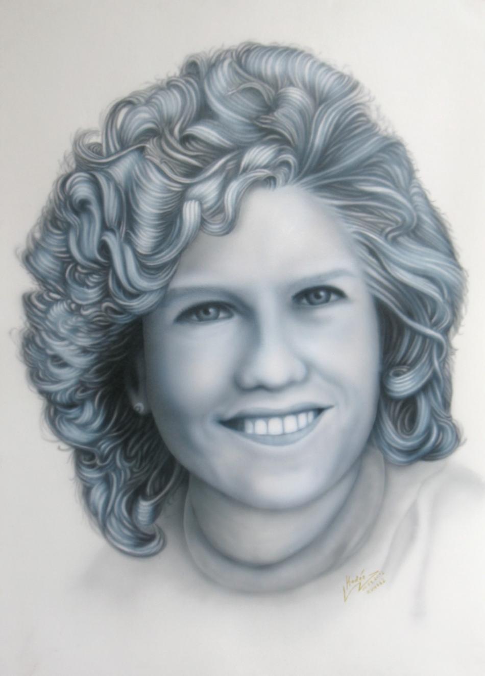 Susann (2012) Airbrush-Portrait KVN 662 von Kadée Susann (2012) Airbrush-Portrait KVN 662