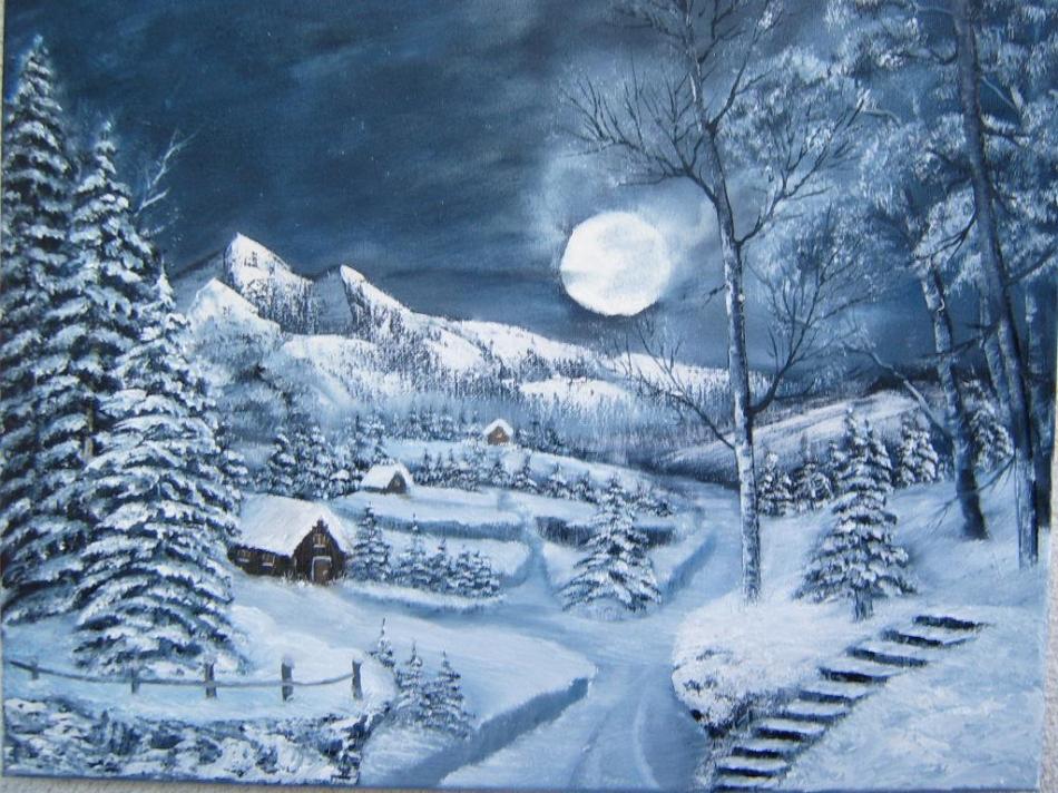 Winternacht von kraftili Winternacht