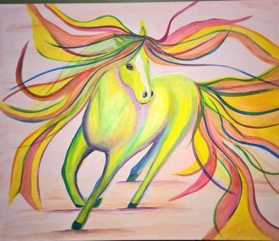 Regenbogenpferd von Camill Regenbogenpferd