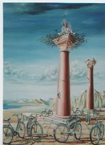 der säulenheilige III von georg buhl der säulenheilige III
