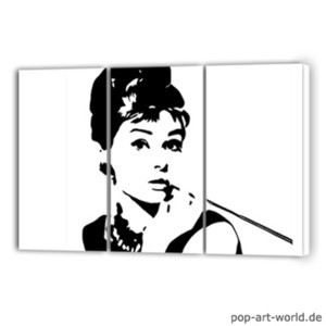Audrey Hepburn - Pop Art von Luke Bauer Audrey Hepburn - Pop Art