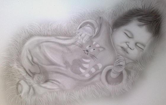 Baby Mia von Magö Airbrush Baby Mia