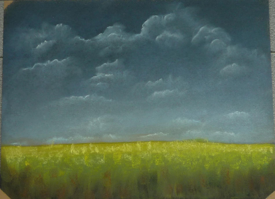 Rapsfeld vor oder nach dem Gewitter von MB Rapsfeld vor oder nach dem Gewitter