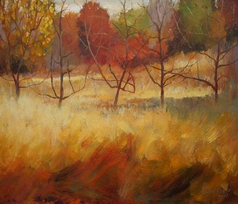 Apfelbäume im Herbst von Apfelbäume im Herbst