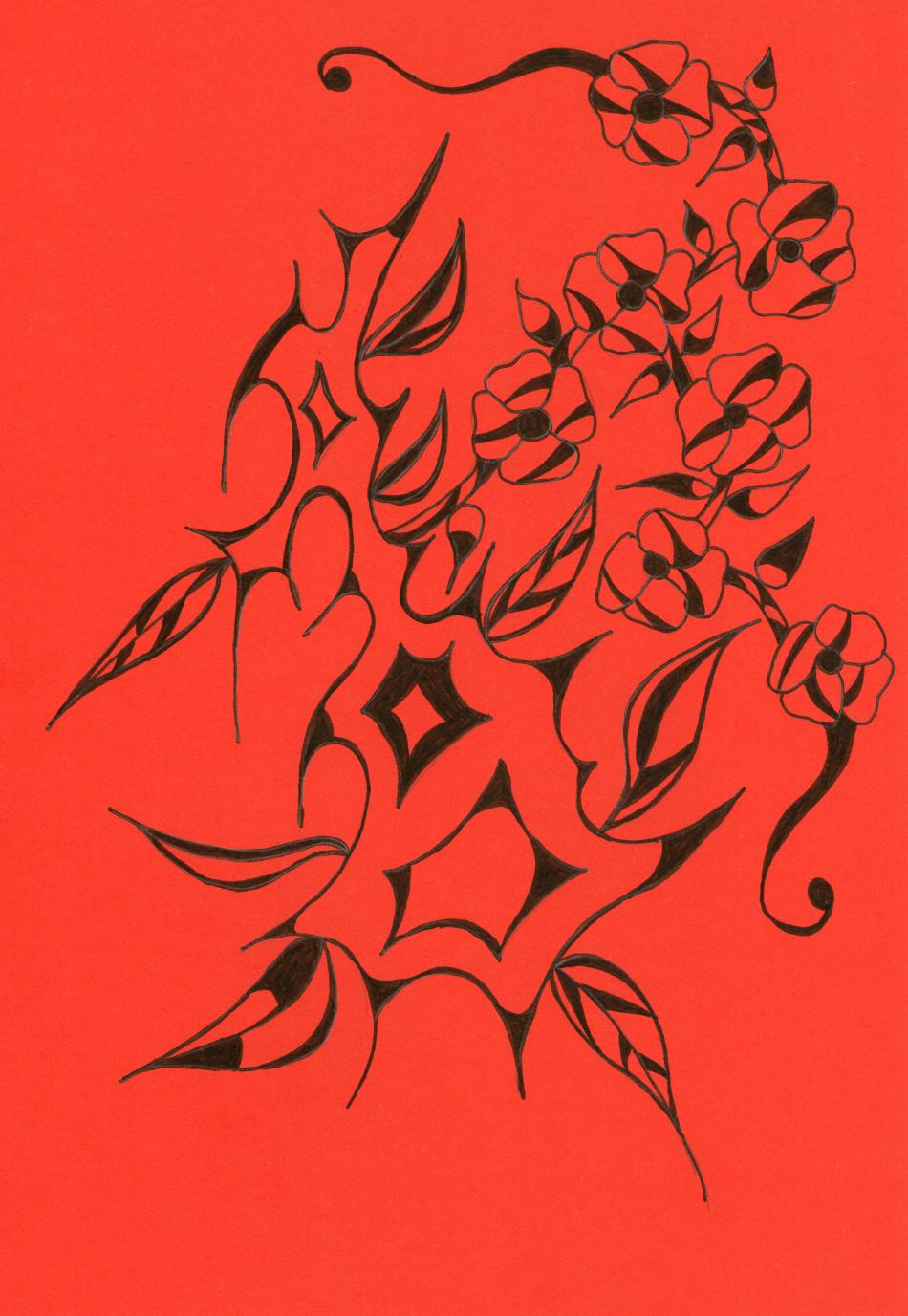 Rote Impression von Nina Rote Impression