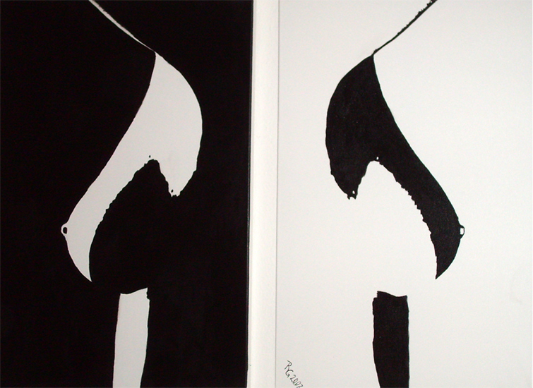 Diptychon - Black and White von Diptychon - Black and White