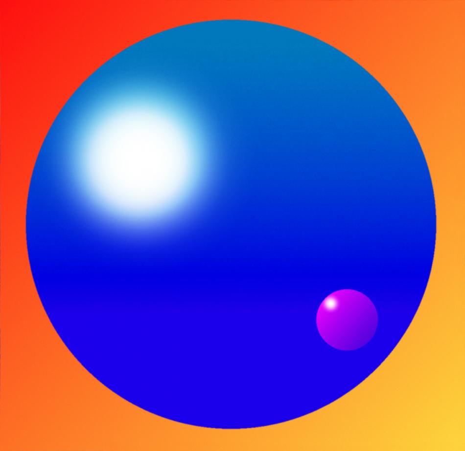 Blaue Kugel II von Blaue Kugel II
