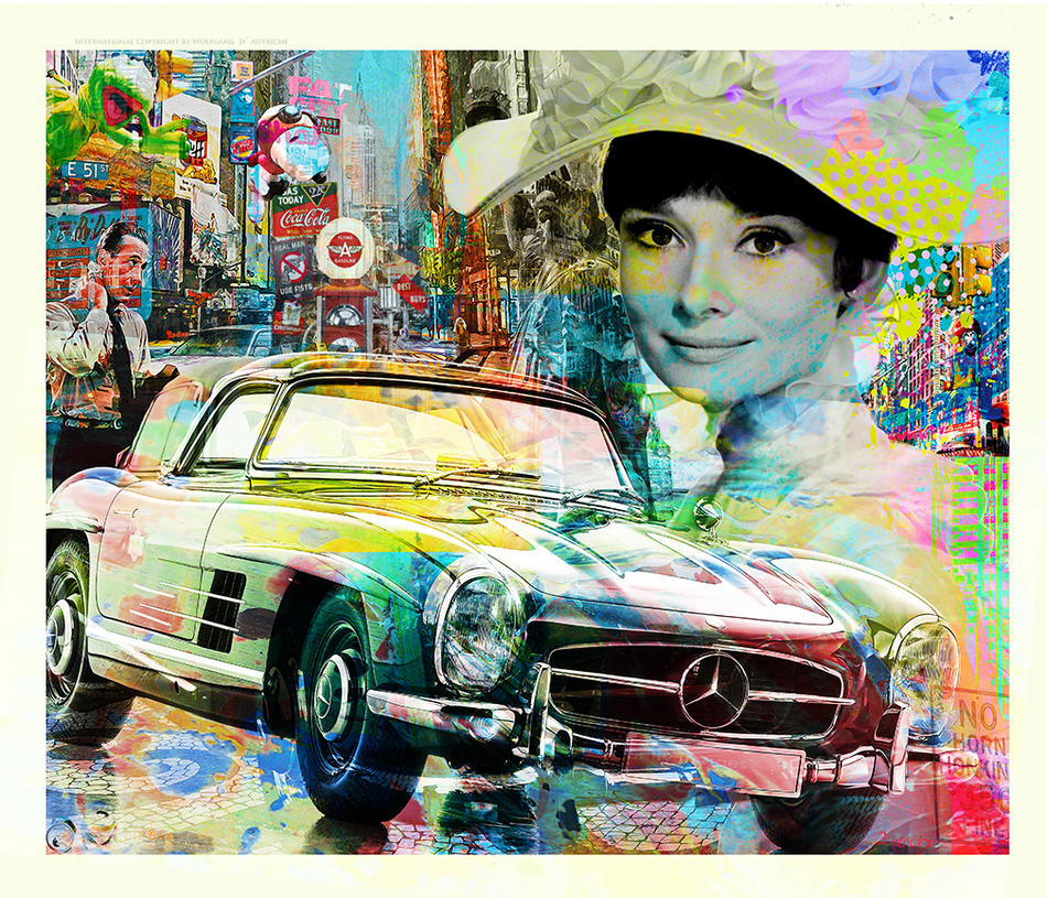 Audrey Hepburn - 300SL von Wolfgang d`Autriche Audrey Hepburn - 300SL