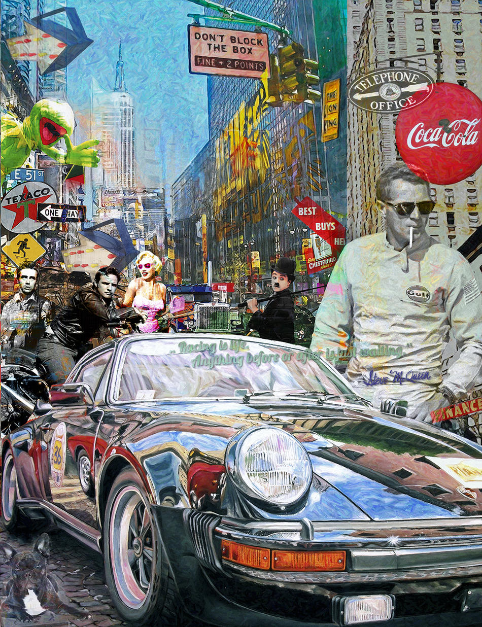 Steve McQueen and friends von Wolfgang d`Autriche Steve McQueen and friends