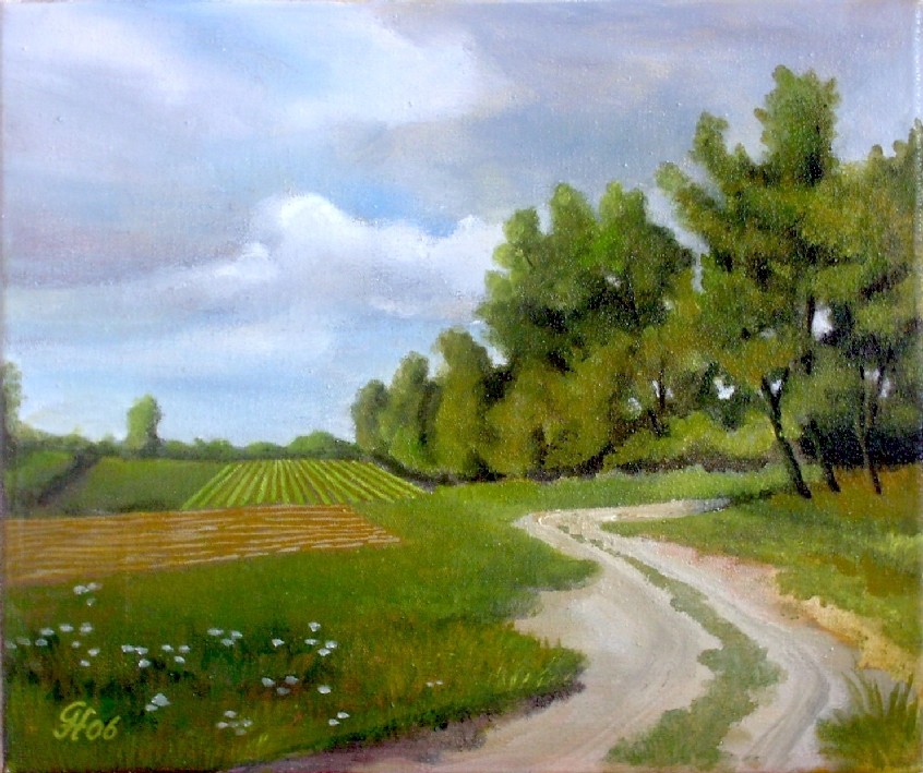 Feldweg im Kraichgau von GH Feldweg im Kraichgau