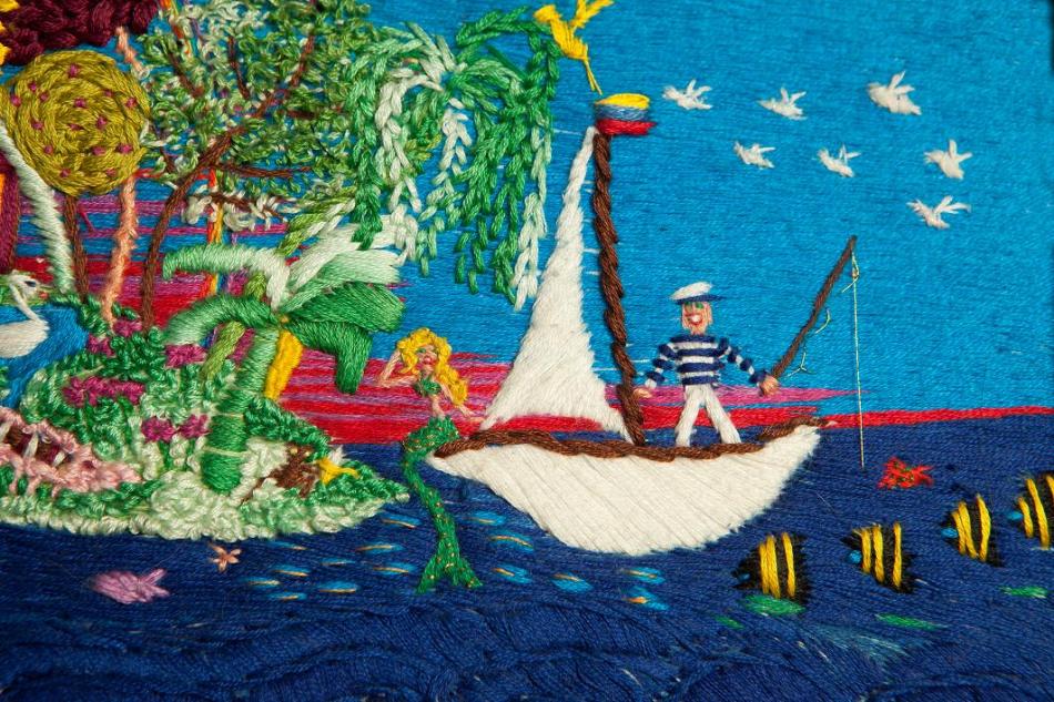 Happy Sailor - Meerjungfrau von Horacio Cifuentes Happy Sailor - Meerjungfrau