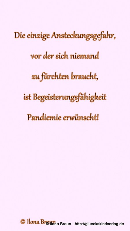Ansteckungsgefahr