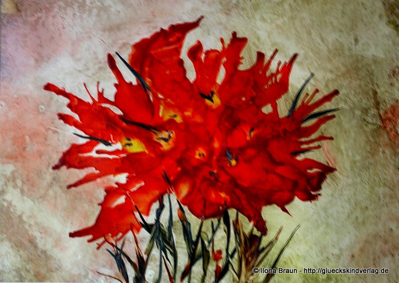 rote Blüten