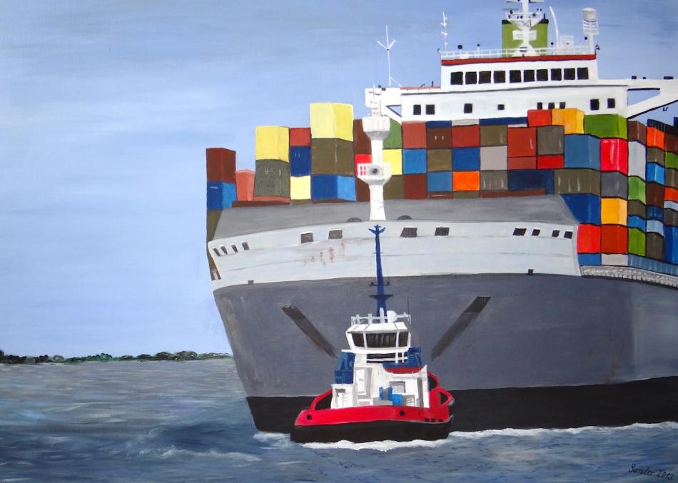 Containerschiff von Containerschiff
