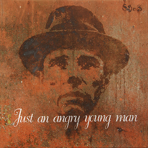Just an angry young man - Portrait of Joseph von Smitty Brandner Just an angry young man - Portrait of Joseph