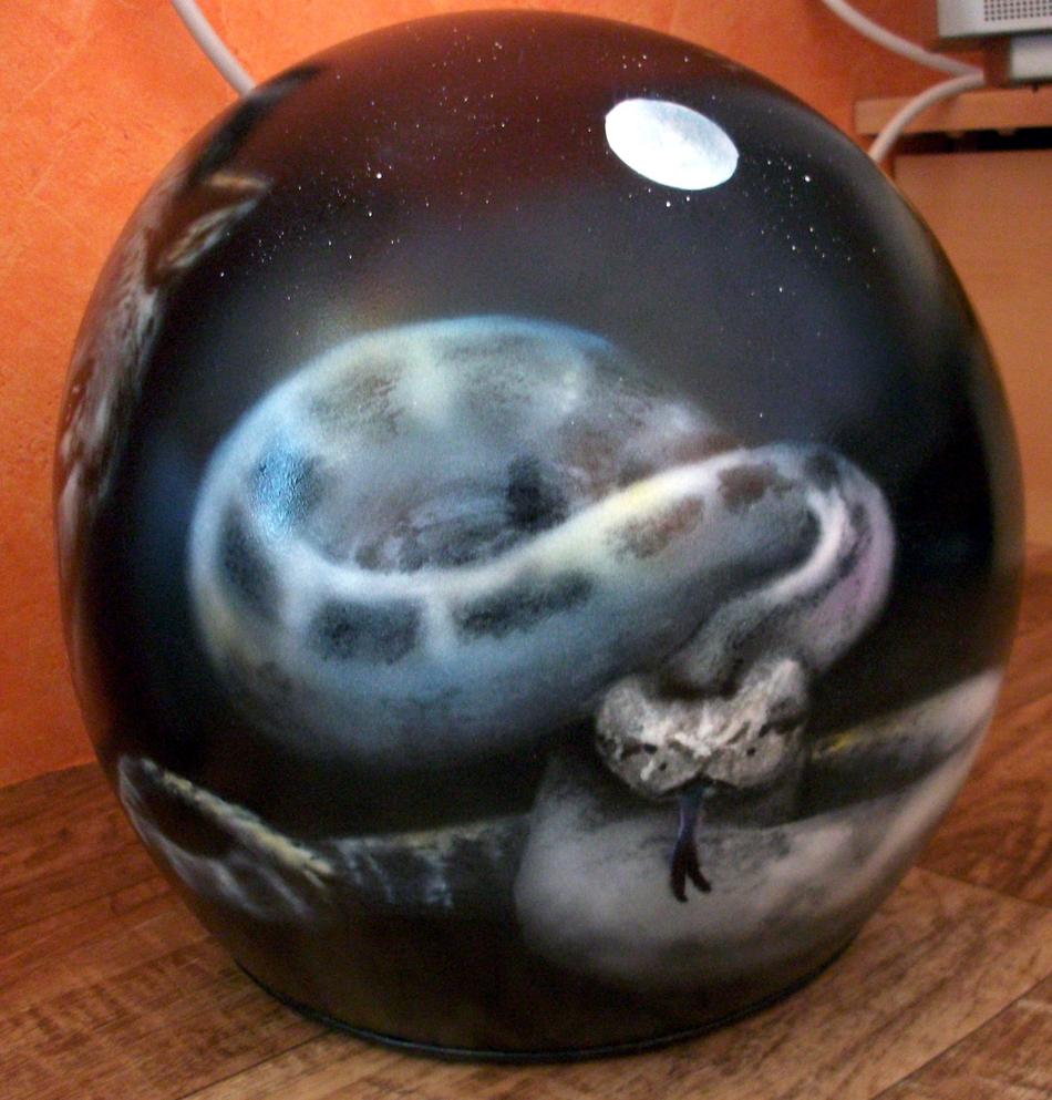 Helm Schlange, Airbrush2015.jpg von airbrushportraits Helm Schlange, Airbrush2015.jpg