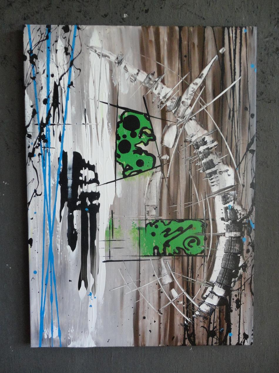 Kunstwerk Original Bild Abstrakt Acryl Deko Wand Kunst Art Design