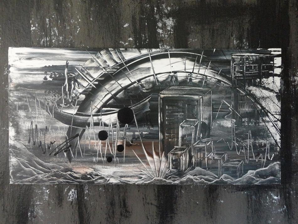 Kunstwerk Original Bild Abstrakt Acryl Deko Wand Kunst Art Design