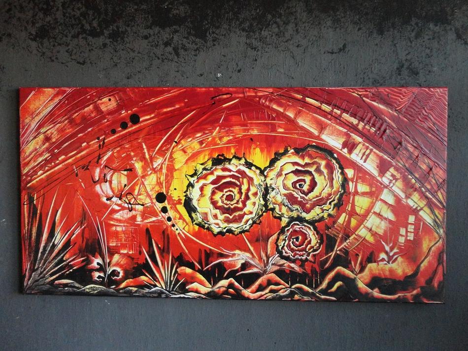 Kunstwerk Original Bild Abstrakt Acryl Deko Wand Kunst Art Design