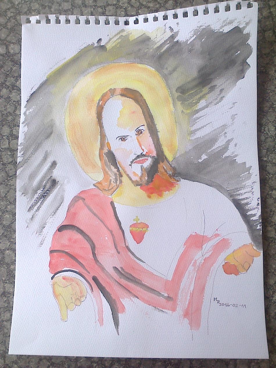 Herz Jesu Darstellung von Regall Herz Jesu Darstellung