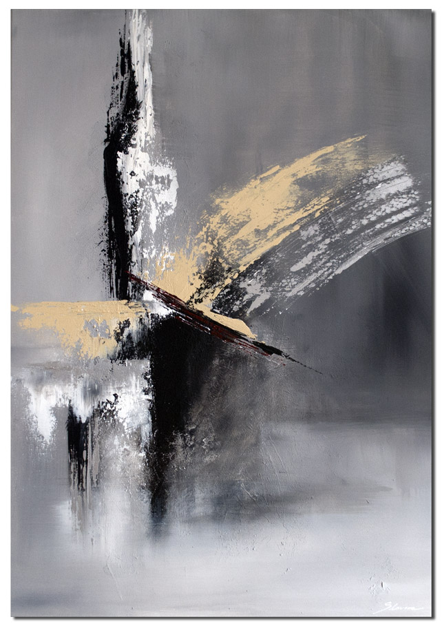 Wandbild abstrakt Phoenix handgemaltes Wandbild von Slavova Art Wandbild abstrakt Phoenix handgemaltes Wandbild