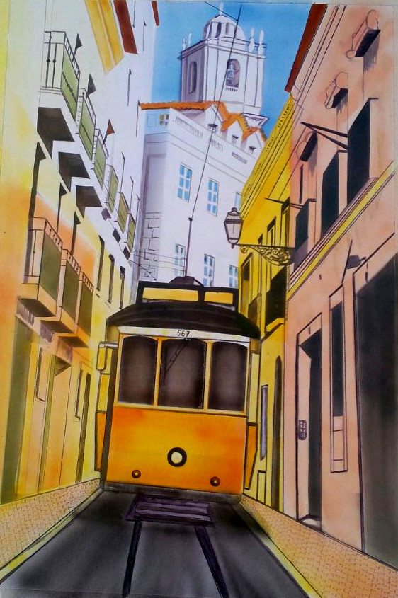 Tram in Lissabon von Tram in Lissabon