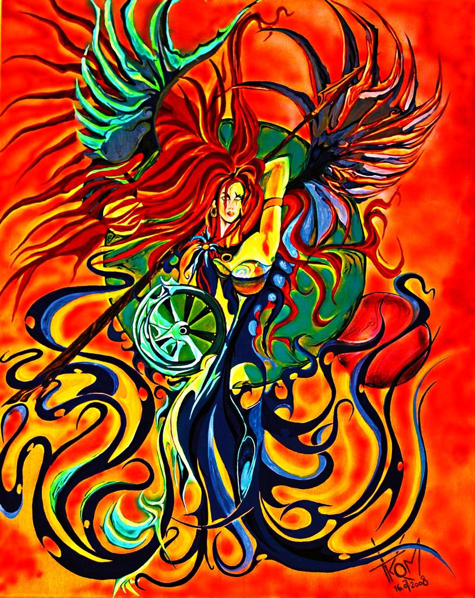 Kriegerin von TOMK ART Kriegerin