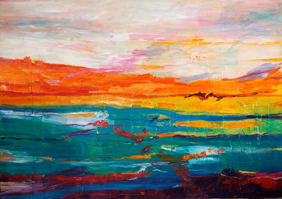 Landschaft 2007 von Helge Hensel Landschaft 2007