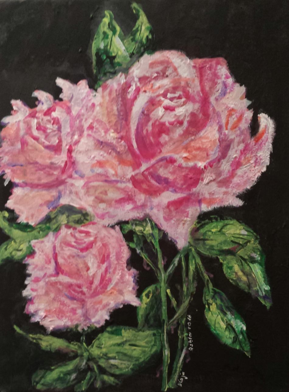 Pink New Roses von alaja ashton Pink New Roses