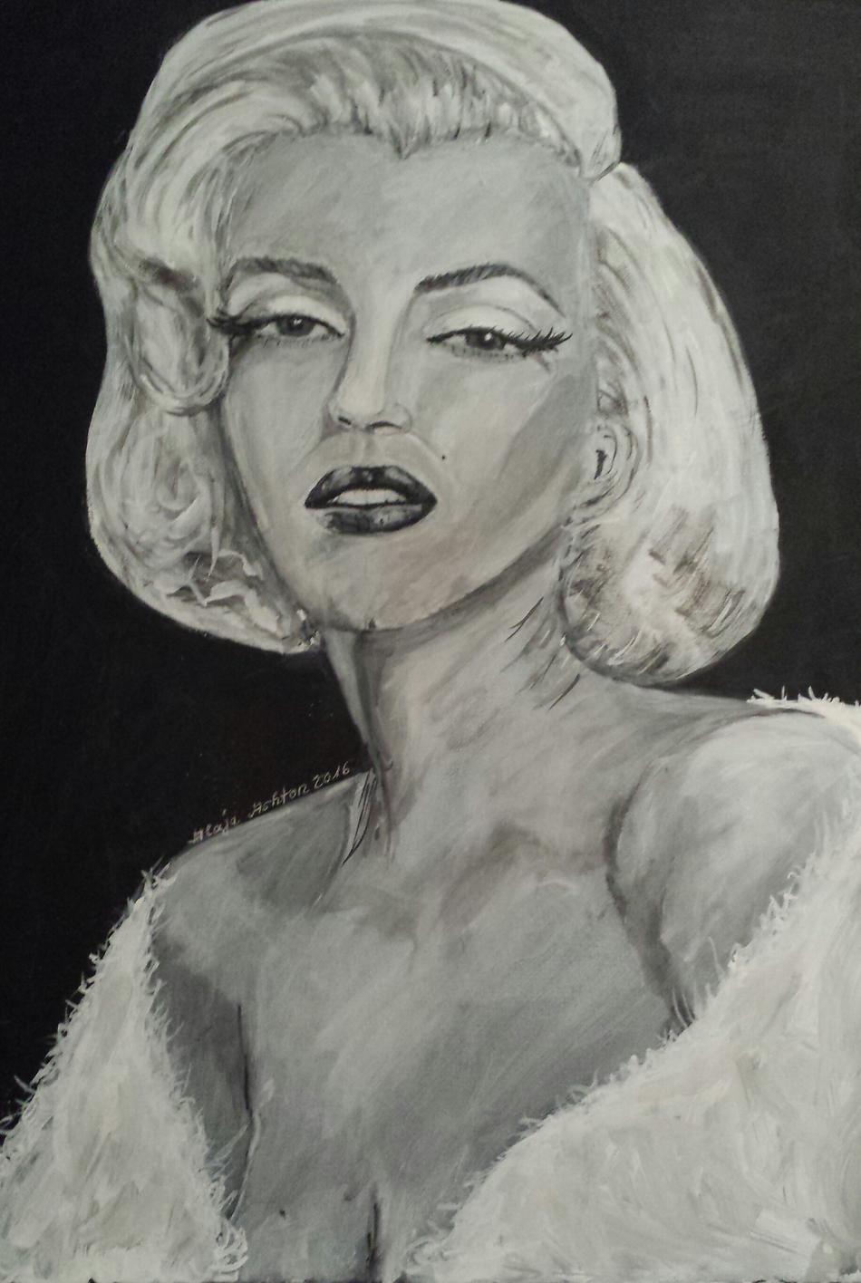 Marilyn Acryl von alaja ashton Marilyn Acryl
