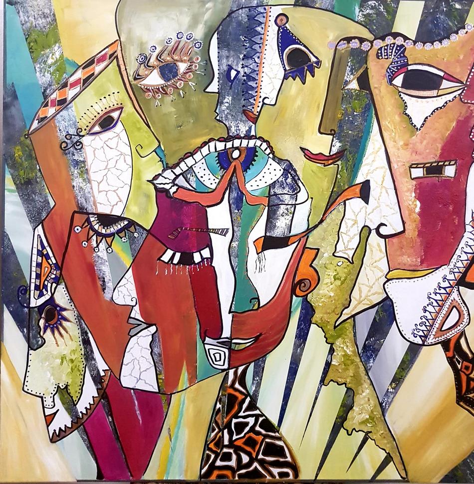 Die Masken der Menschen von Art-des-Arts Die Masken der Menschen
