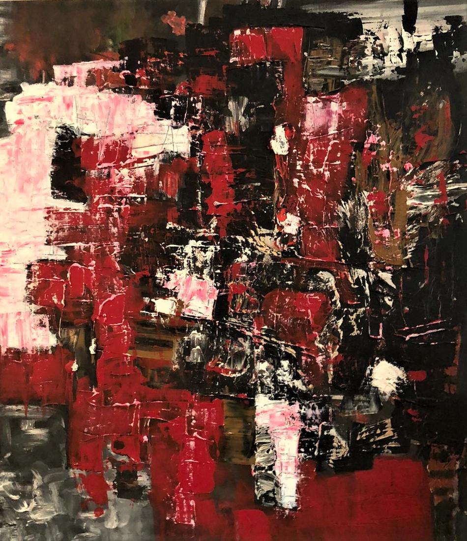 ROT IN SCHWARZ 1 von Atelier Haus Himmelsberg ROT IN SCHWARZ 1