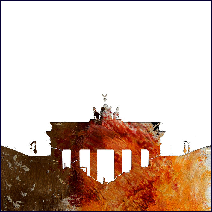 Berlin '2008, 90x90 cm von Vittorio Vitale Berlin '2008, 90x90 cm