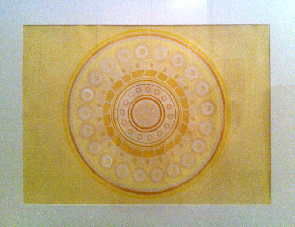 Mandala Gelb von Evelin Mandala Gelb