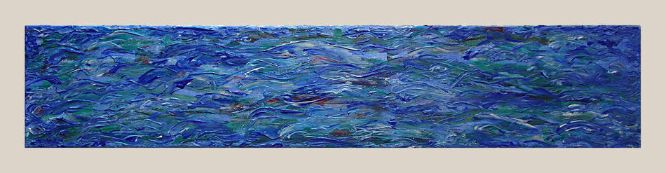 Unruhige Wasser von atelier acryl abstract Unruhige Wasser