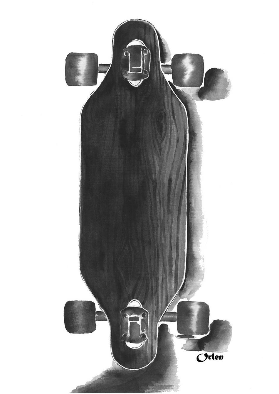Longboard every day von orlen Longboard every day