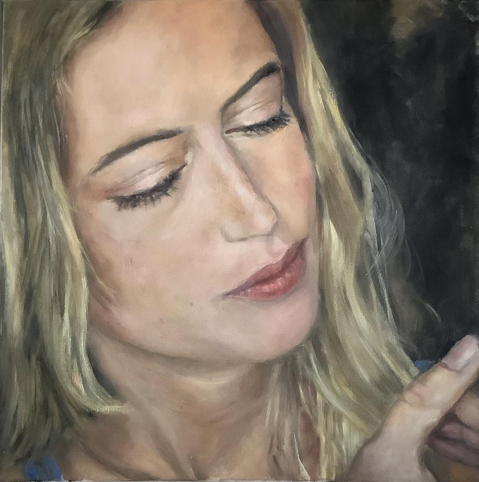Portrait einer Unbekannten von Portrait einer Unbekannten