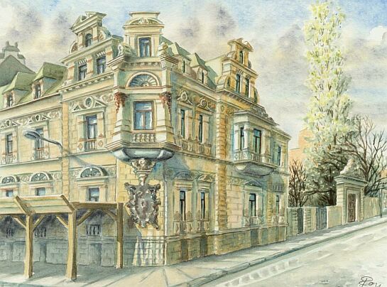 Villa im Graphischen Viertel von Ron Villa im Graphischen Viertel