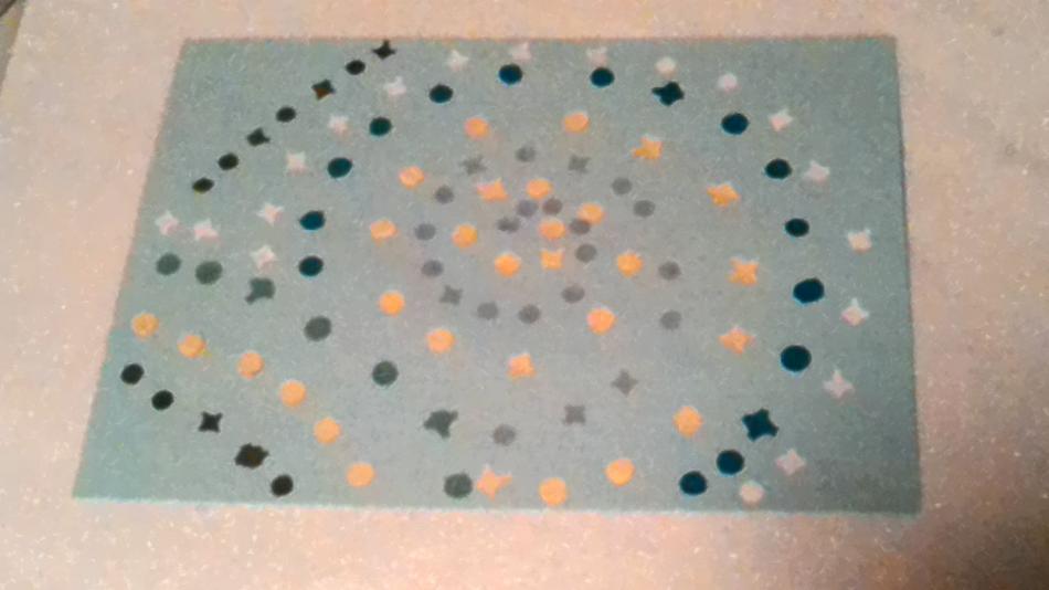 Confettibild Hellblau Spiral von Confettibild Hellblau Spiral