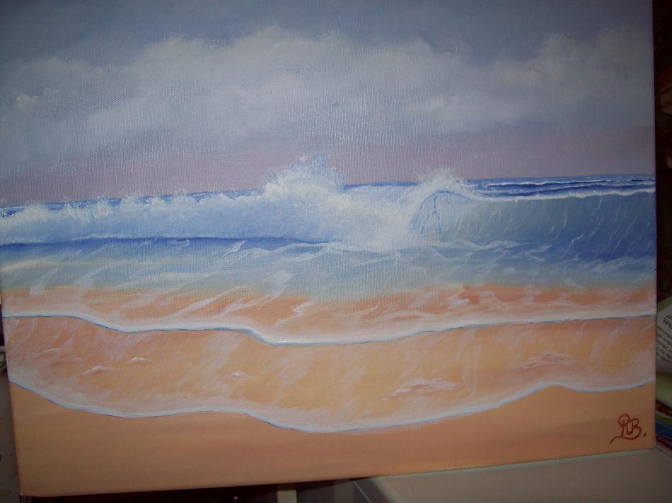 Große Welle 30x40 von rosanna-bormani Große Welle 30x40