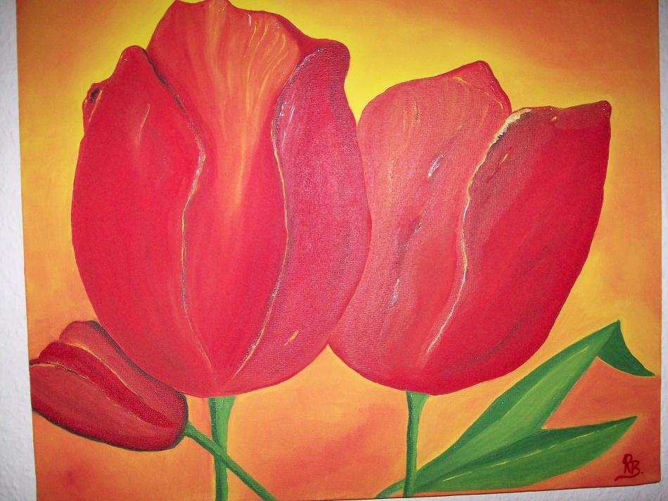 Tulpen 50x50 von rosanna-bormani Tulpen 50x50