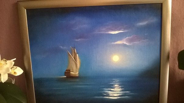 Schiff am Meer von OMaiwald Schiff am Meer