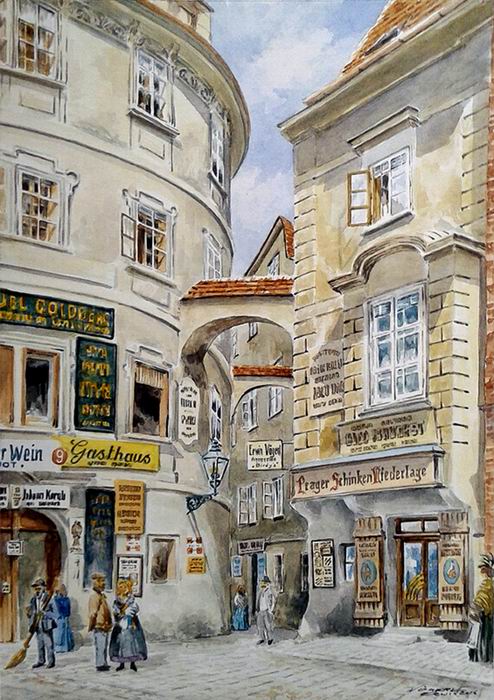 Griechengasse in Wien von Birdy Griechengasse in Wien